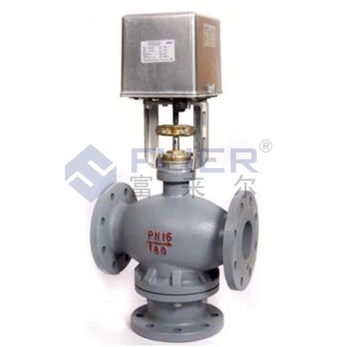 Vanne de commande électrique de type eau chaude